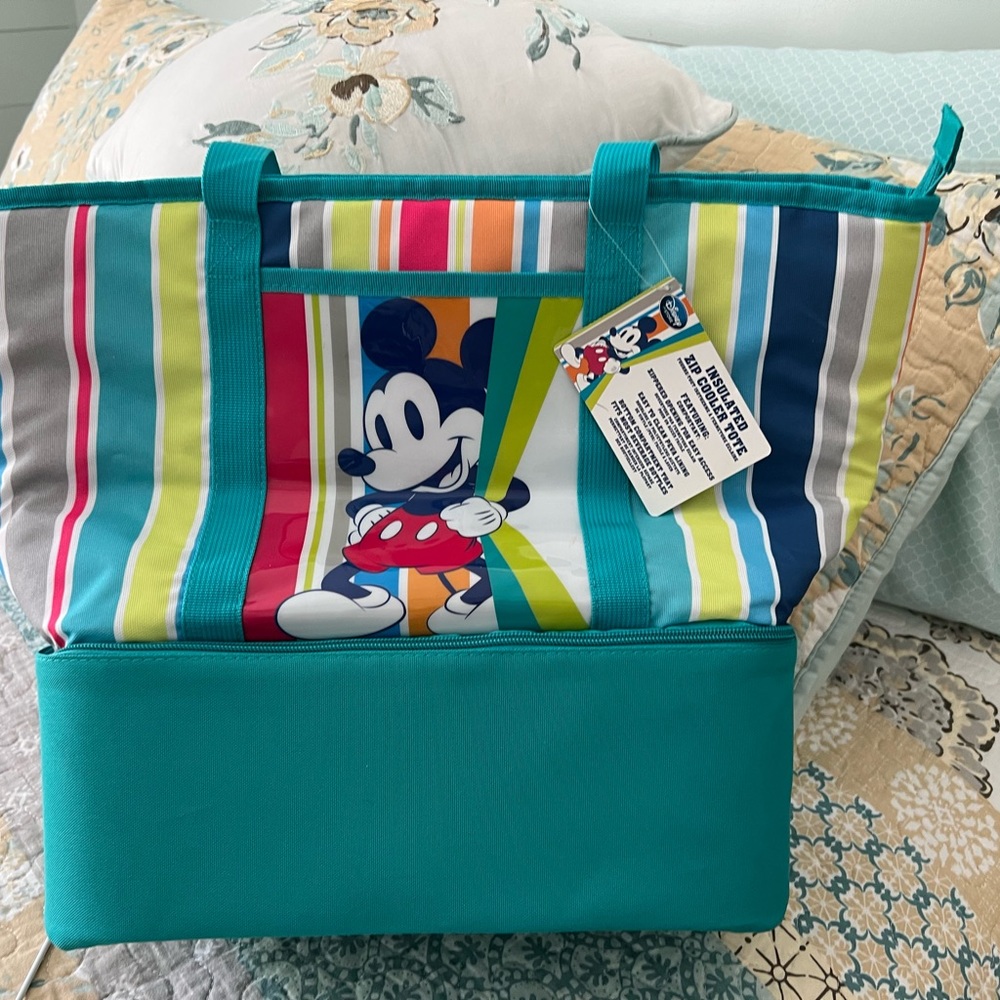 Beach Cooler Bag w/2 Zippers